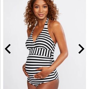 NWT Motherhood Maternity Swimsuit sz M